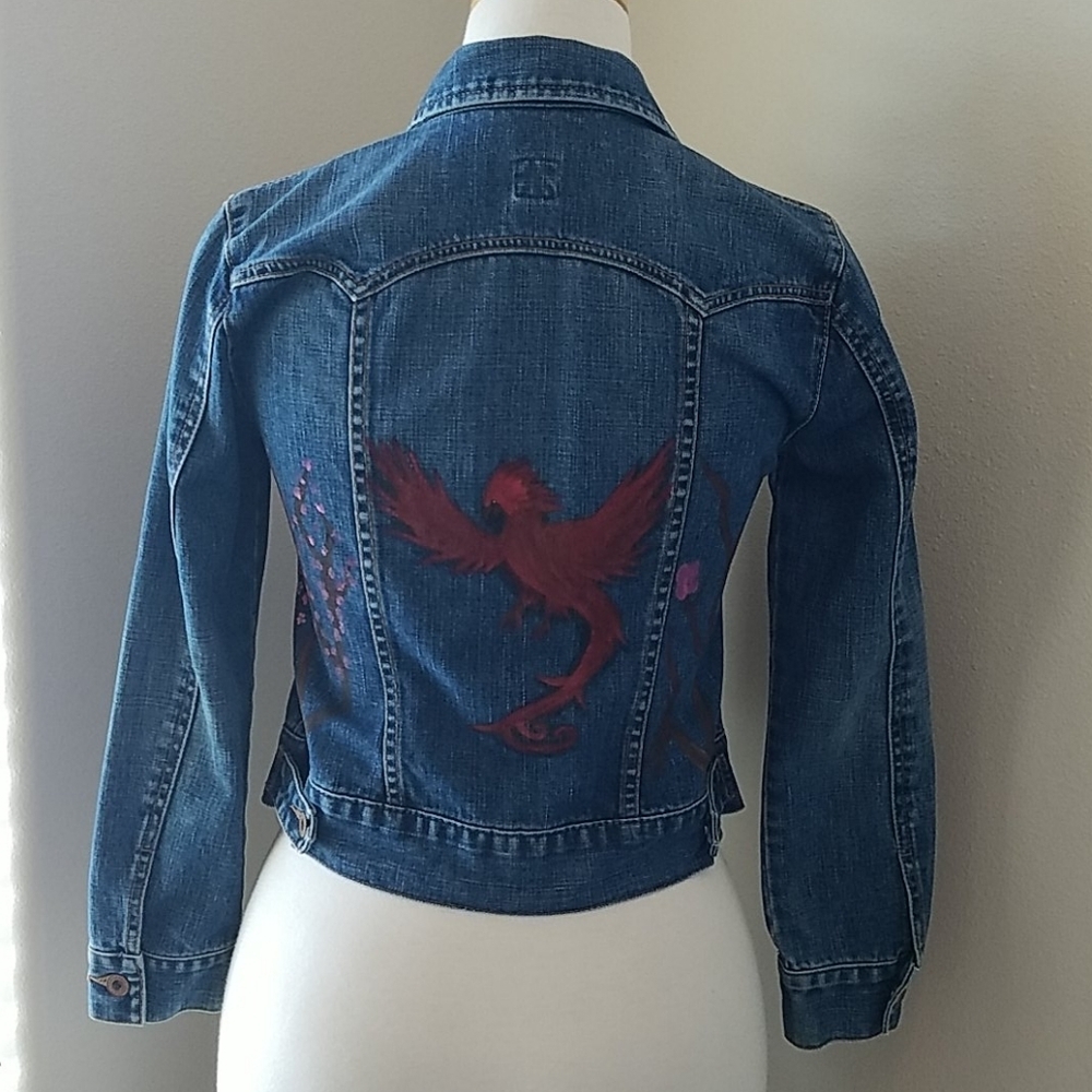 GAP Painted Jean Jacket